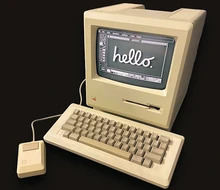 Macintosh original de 1984 avec écran intégré