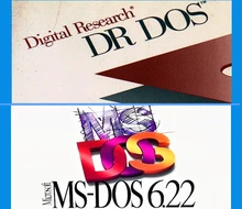 Écran du système MS-DOS en ligne de commande