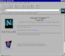 Ancien navigateur Web Netscape Navigator