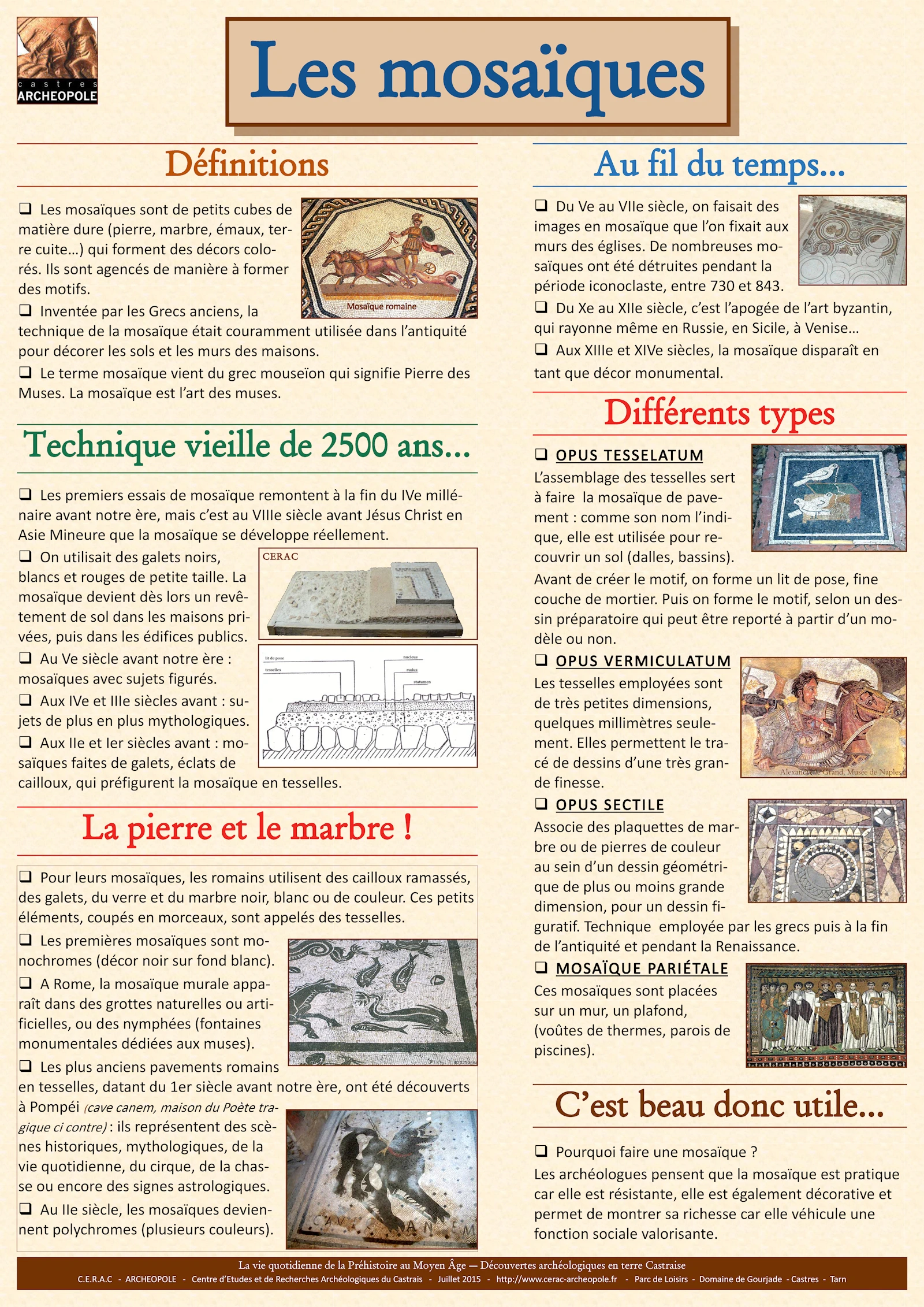 Archéologie-Mosaïques