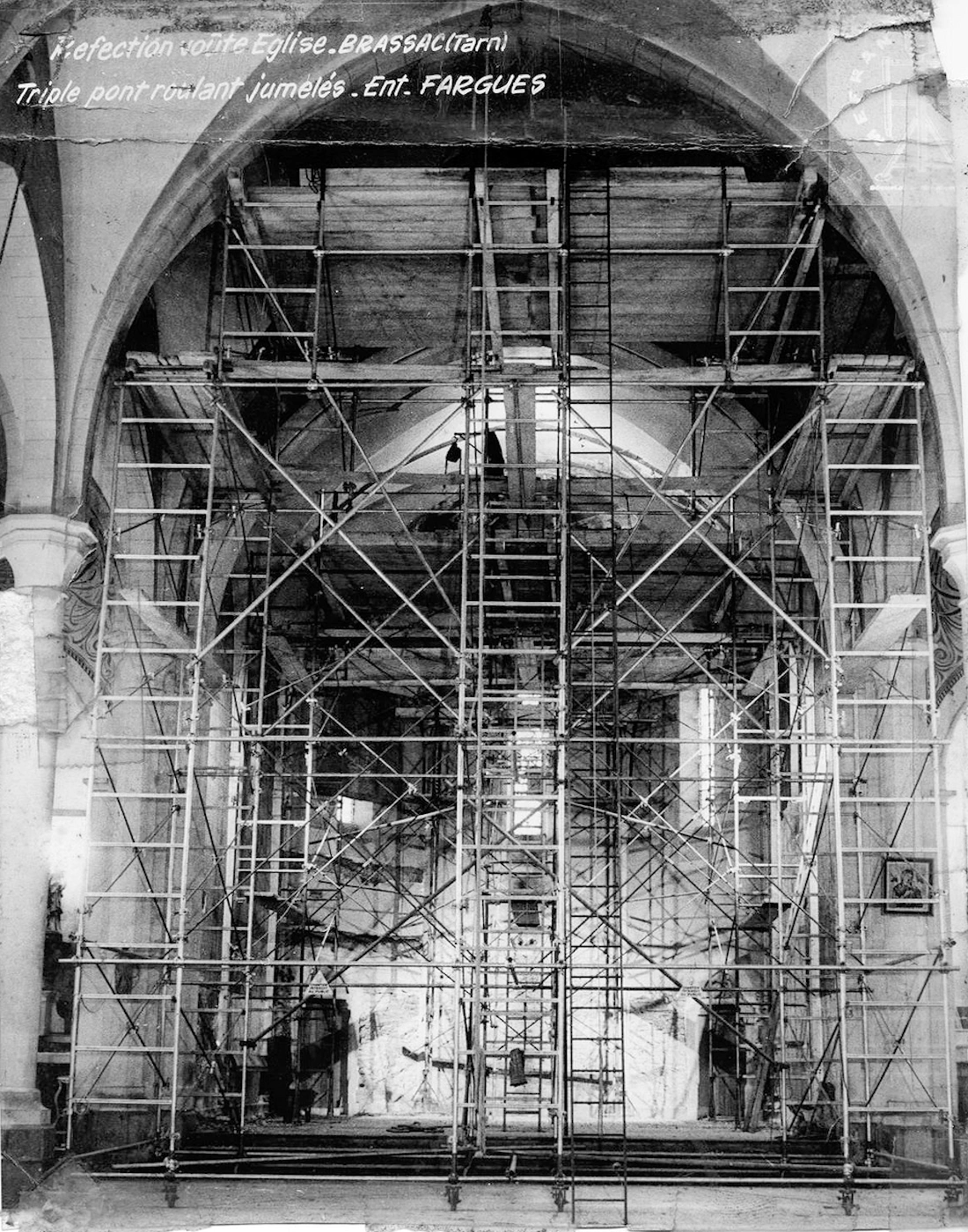 Travaux dans l’église