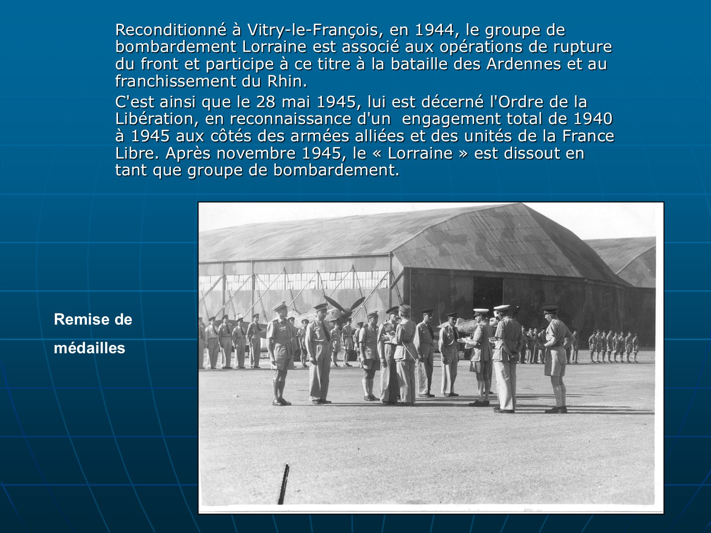 Diapositive 11 — CNRD 2004