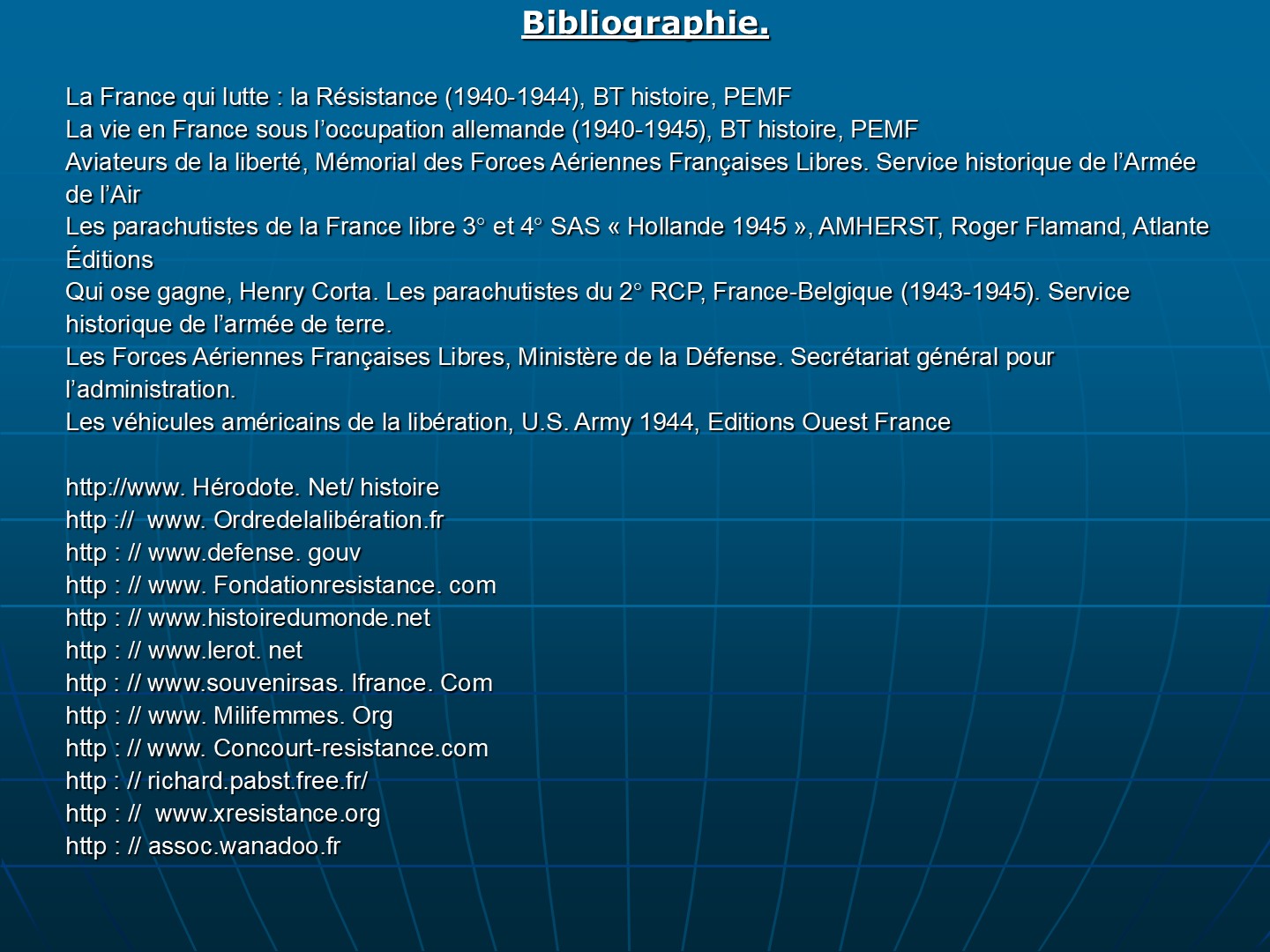 Diapositive 6 — CNRD 2004