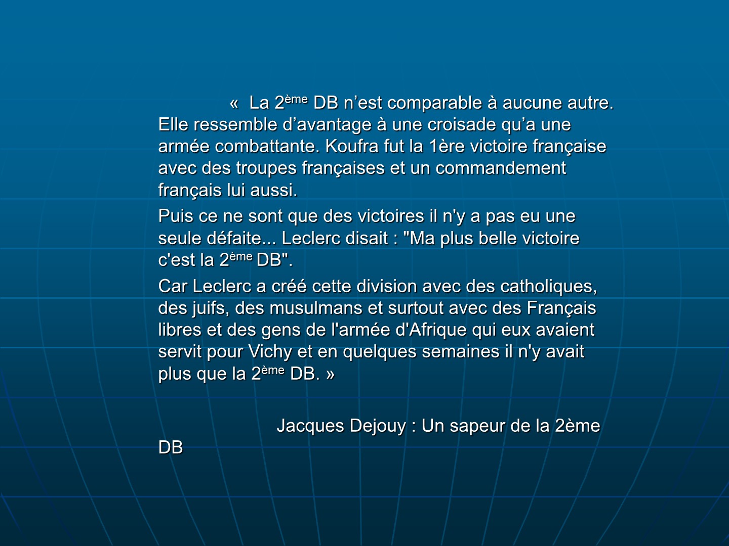 Diapositive 30 — CNRD 2004