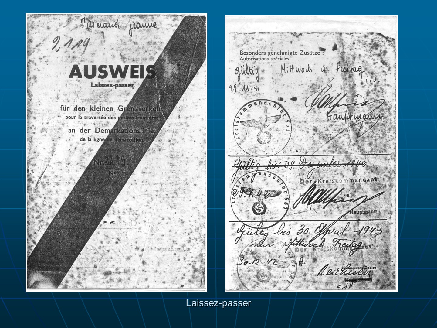 Diapositive 6 — CNRD 2004 « Naissance des FFL »