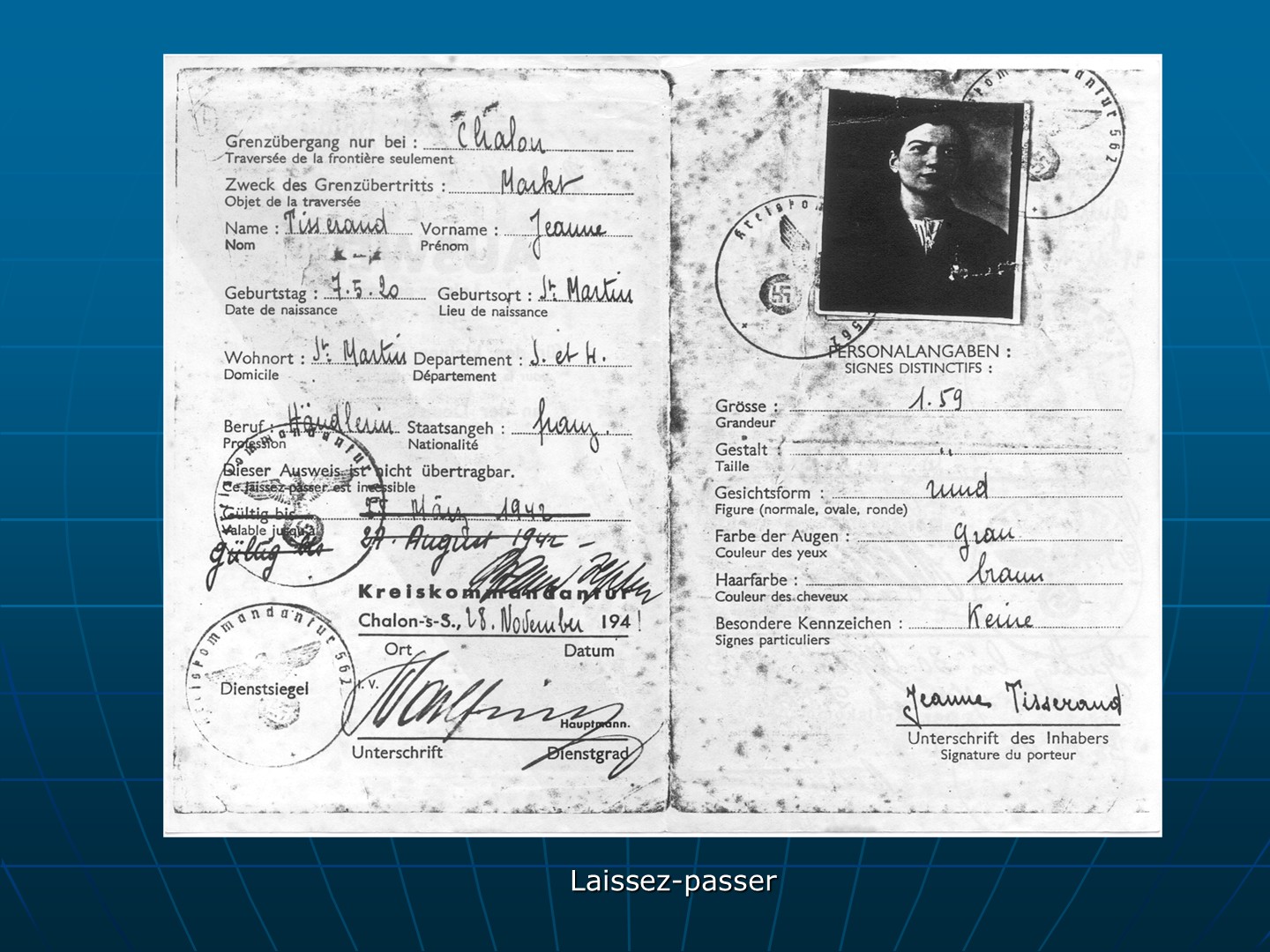 Diapositive 7 — CNRD 2004 « Naissance des FFL »