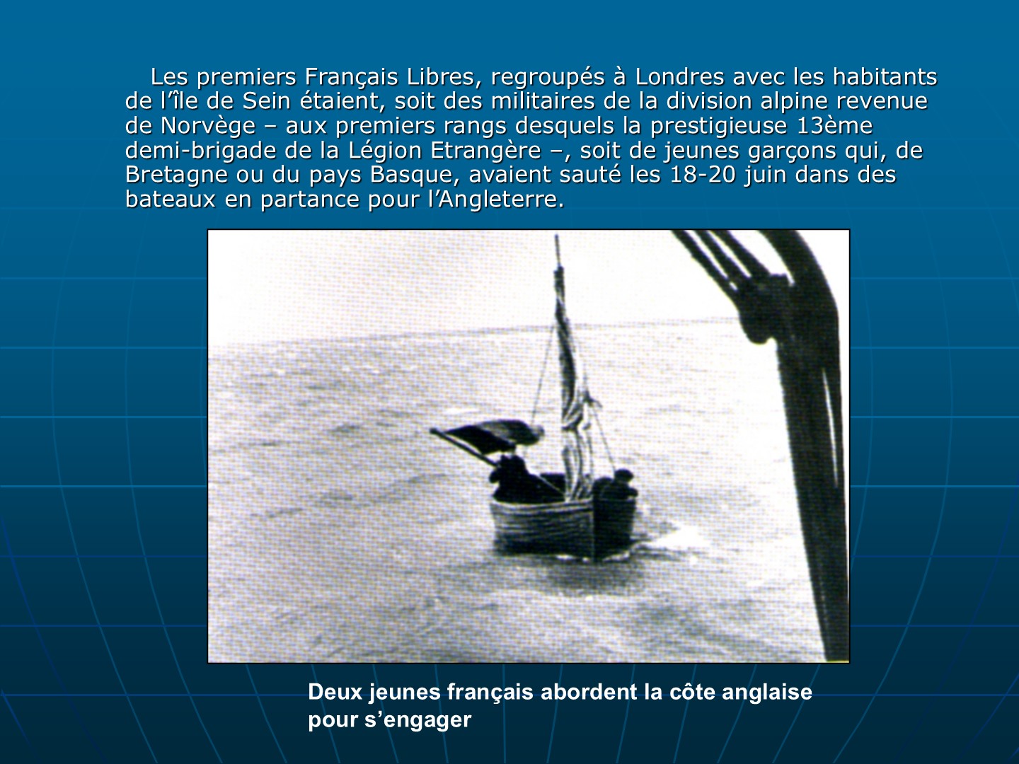 Diapositive 11 — CNRD 2004 « Naissance des FFL »