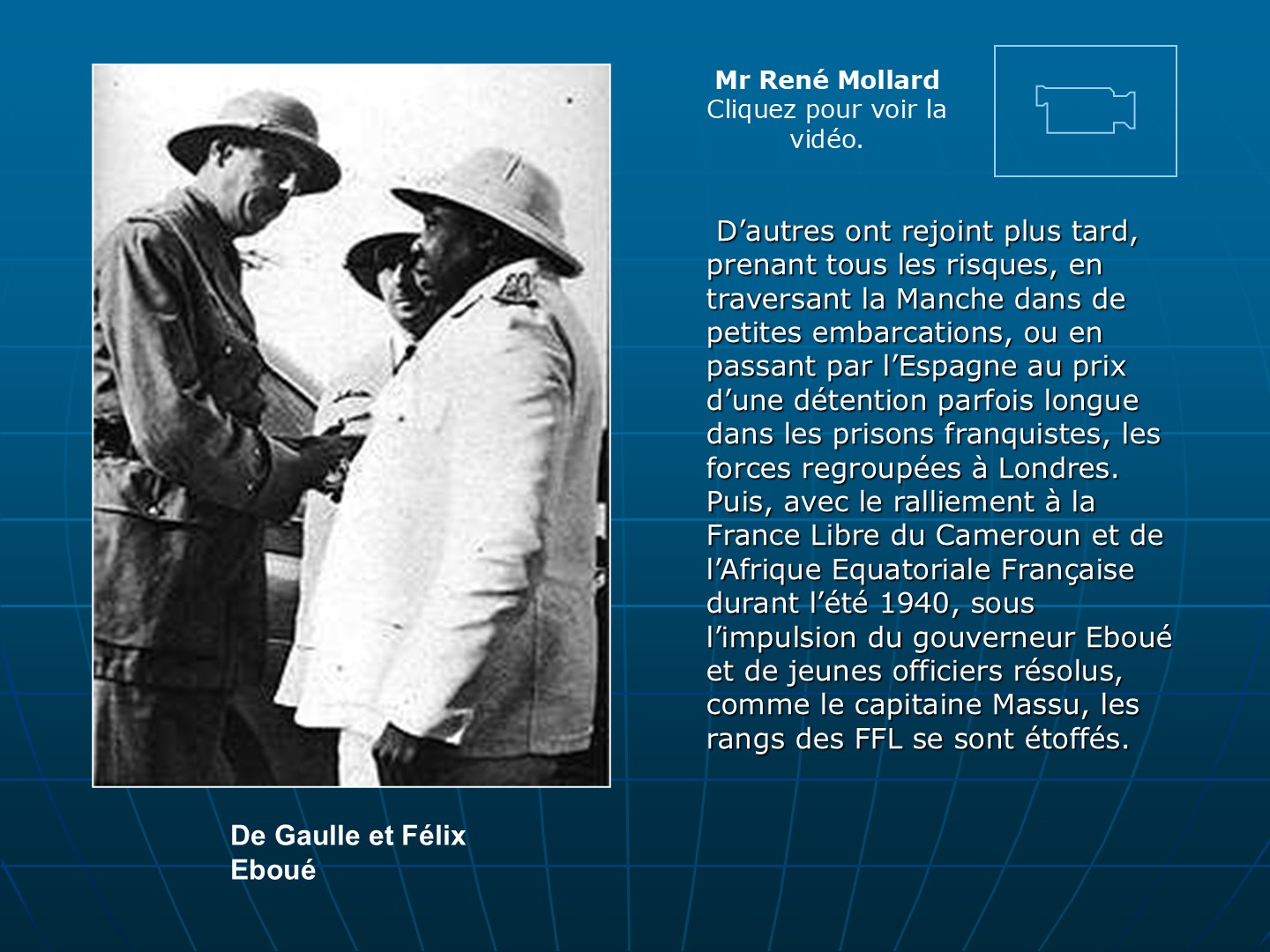 Diapositive 12 — CNRD 2004 « Naissance des FFL »