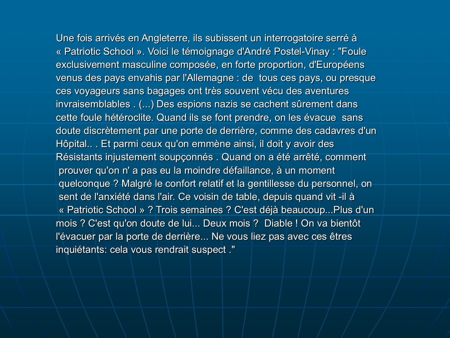 Diapositive 4 — CNRD 2004 « Qui sont les FFL »