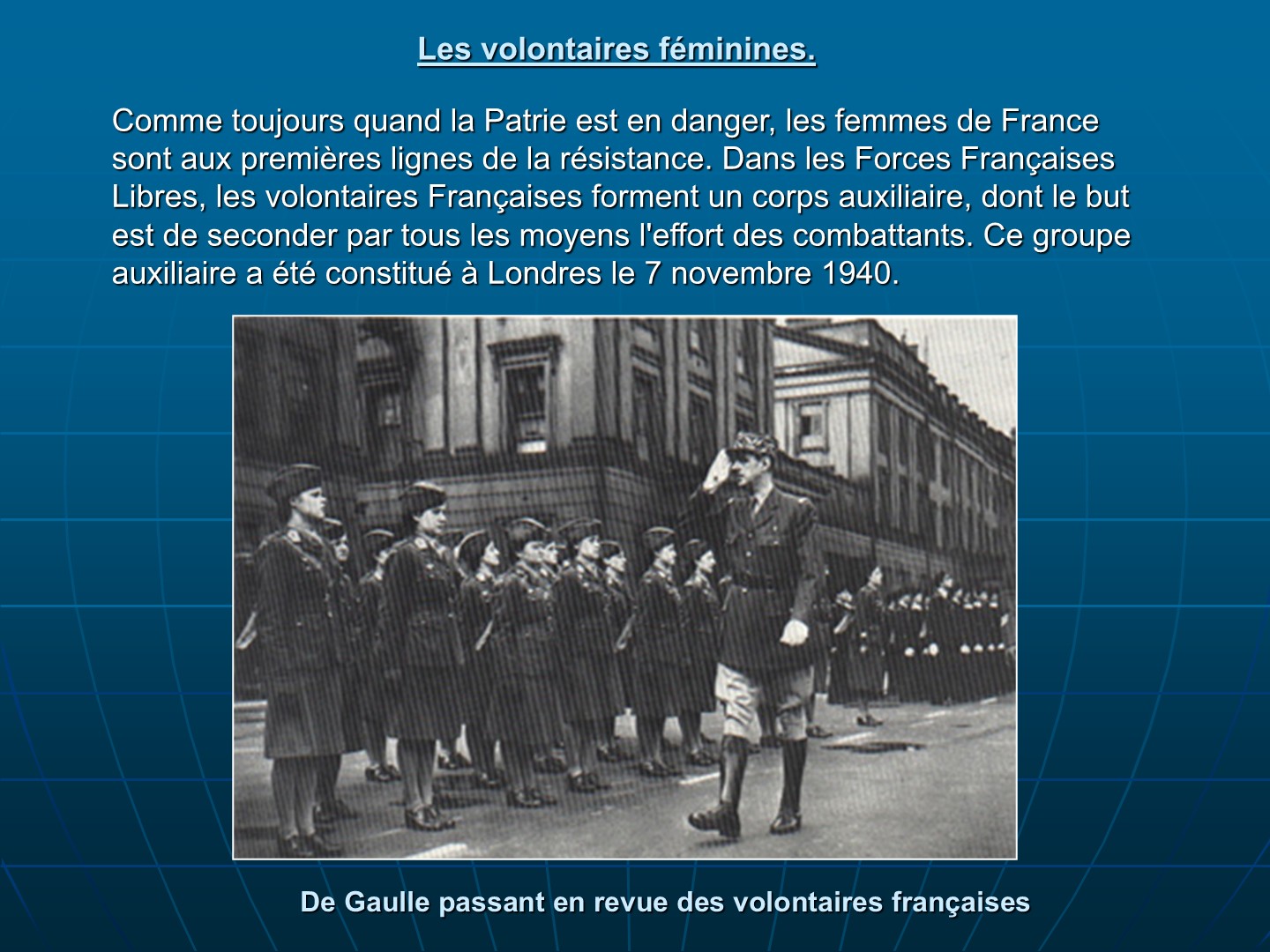 Diapositive 8 — CNRD 2004 « Qui sont les FFL »