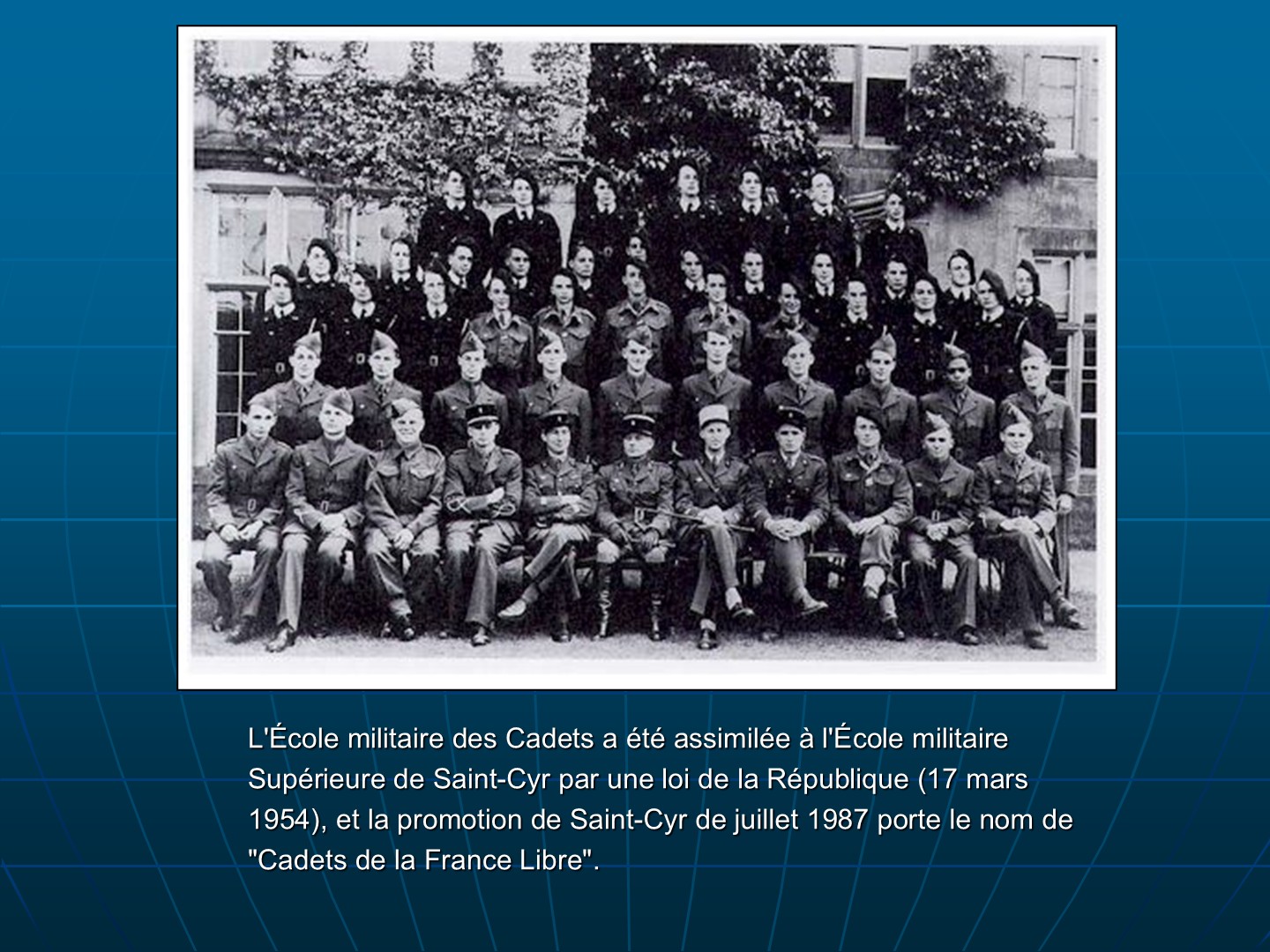 Diapositive 19 — CNRD 2004 « Qui sont les FFL »