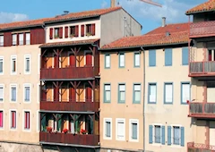 Maisons sur l’Agout à Castres