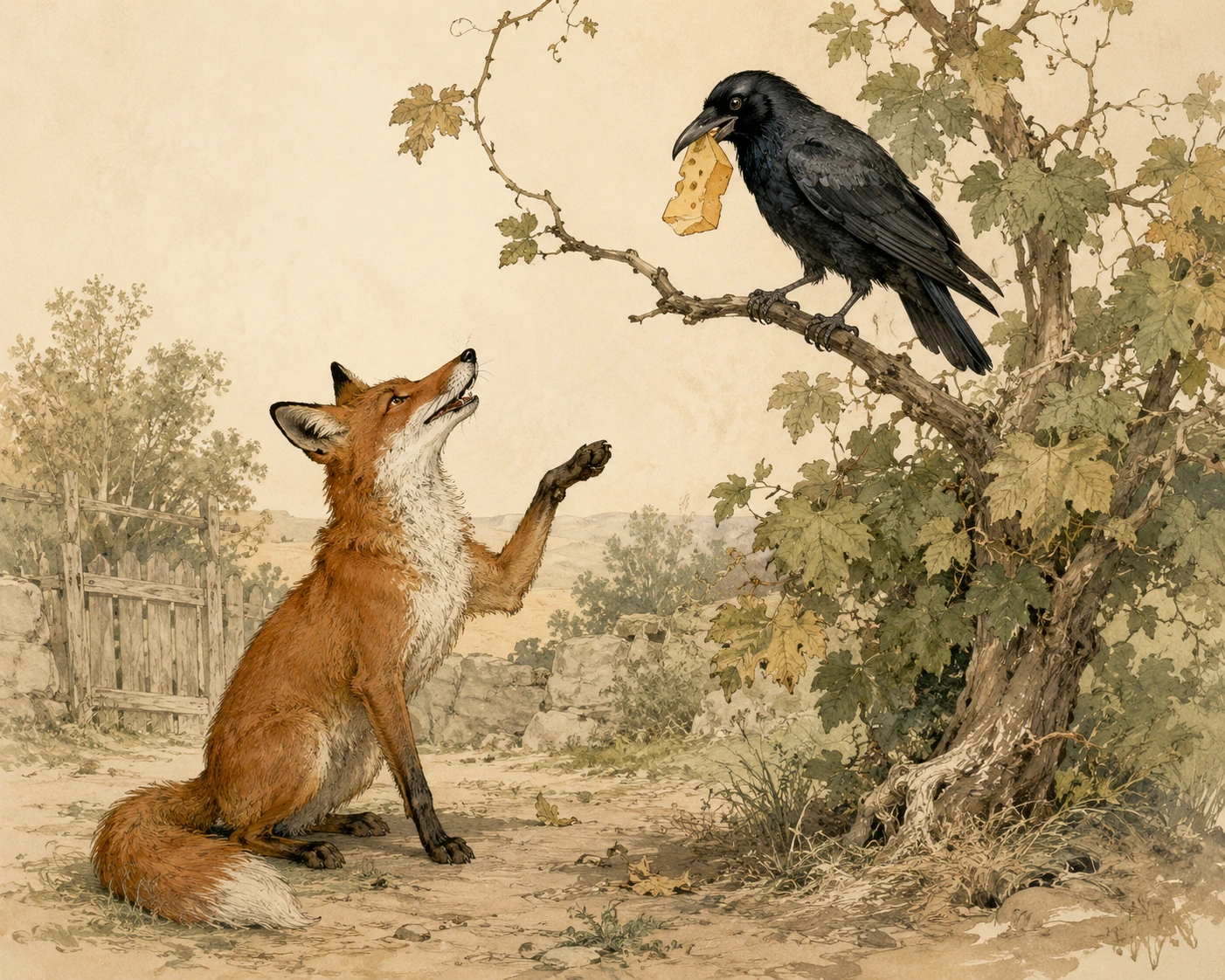 Le Corbeau et le Renard
