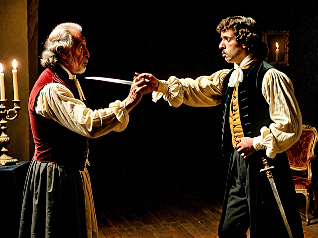 Don Diègue et Rodrigue